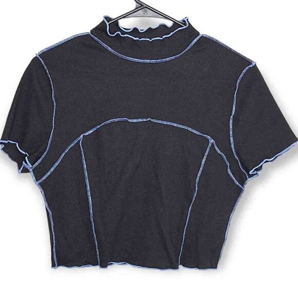 SHEIN Lettuce Hem Crop Top size XL - Picture 1 of 5
